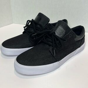 Men's St. John’s Bay Bryce Black Denim Sneakers